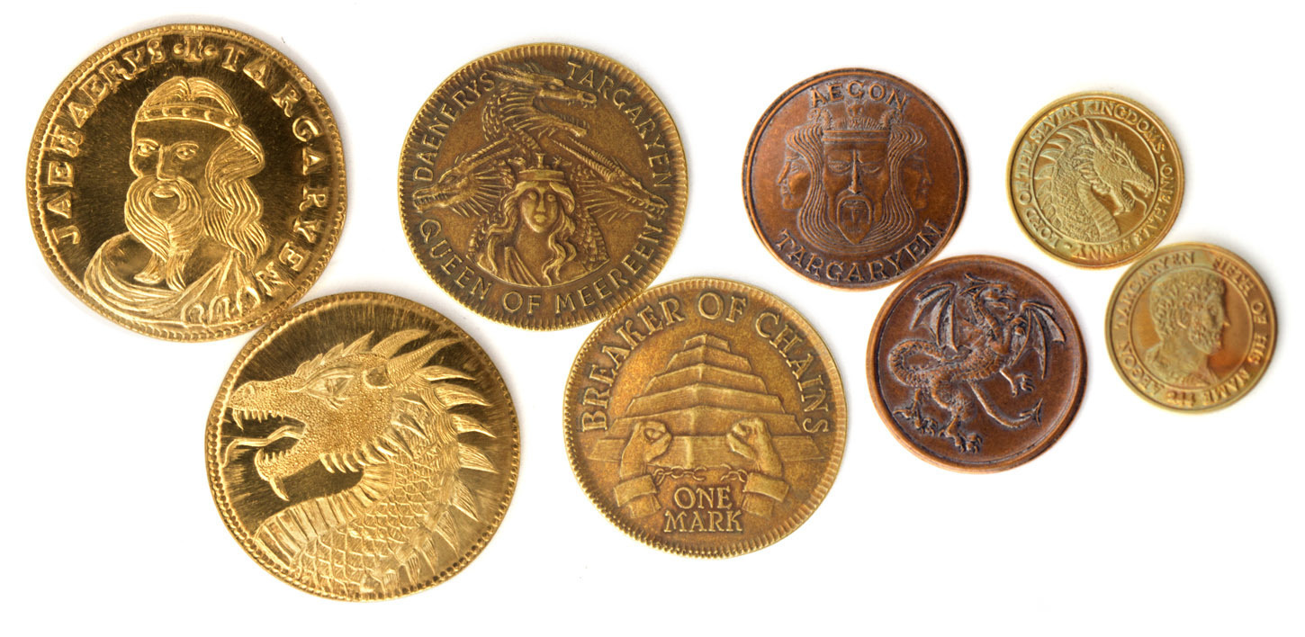 Game of Thrones House Targaryen Coin Collection at Mighty Ape Australia