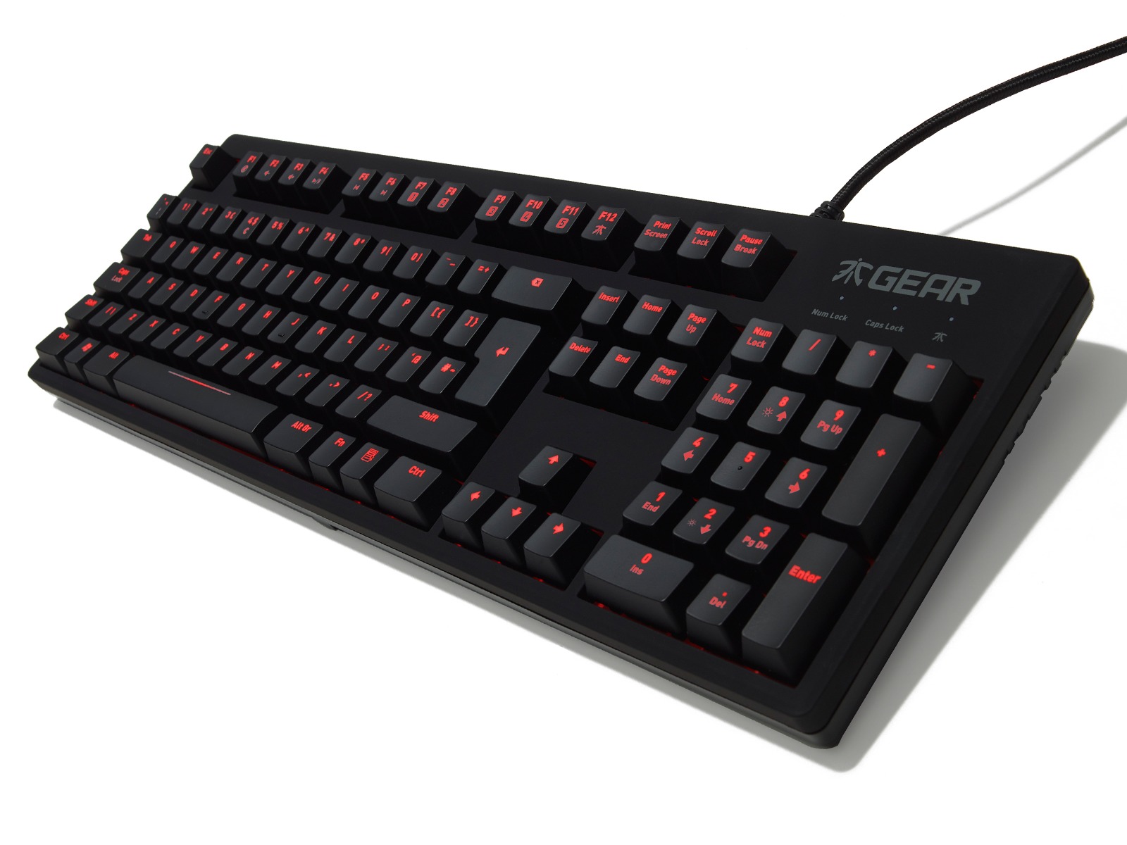 Fnatic Rush Pro Gaming Keyboard - Cherry MX Red on PC