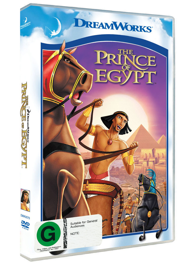 The Prince of Egypt on DVD