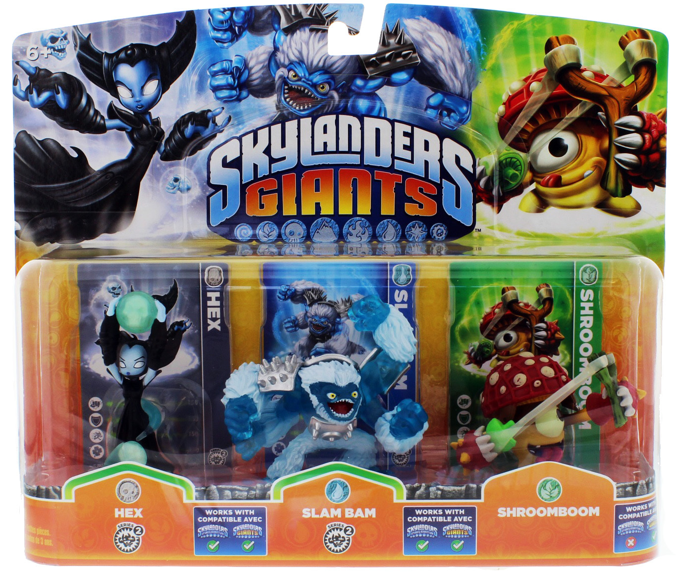 Skylanders Giants Triple Pack Hex, Shroomboom, Slam Bam (All Formats) Buy Now at Mighty Skylanders Giants Triple Pack Hex, Shroomboom, Slam Bam (All Formats) Buy Now at Mighty