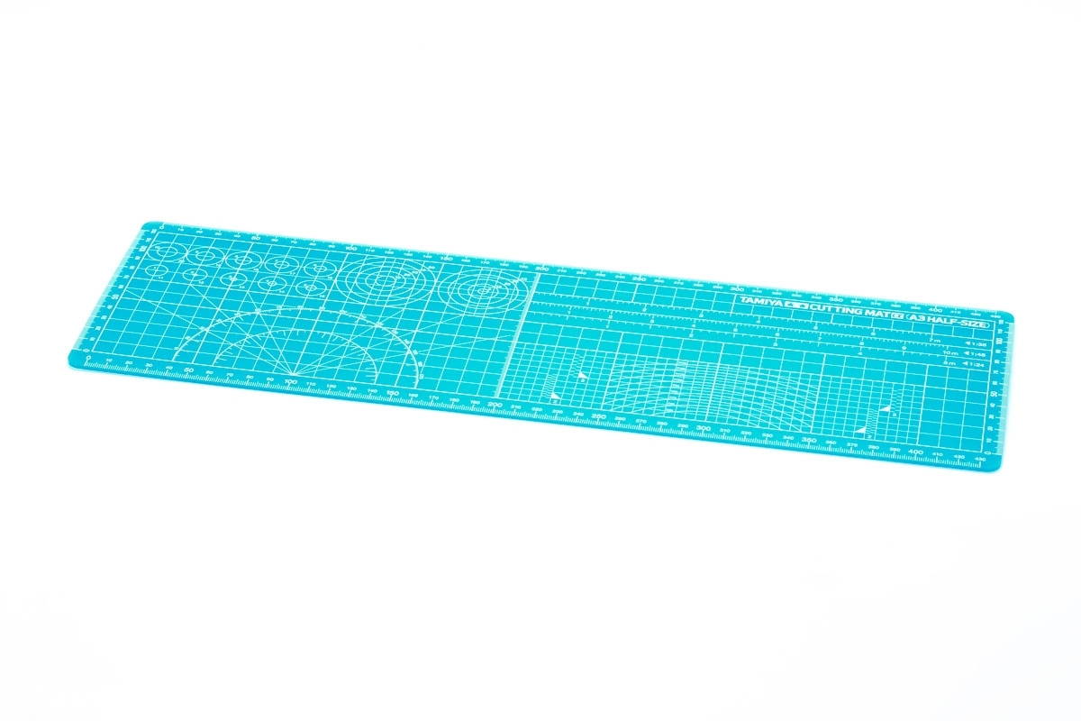 Tamiya Cutting Mat A3 Half Blue at Mighty Ape NZ
