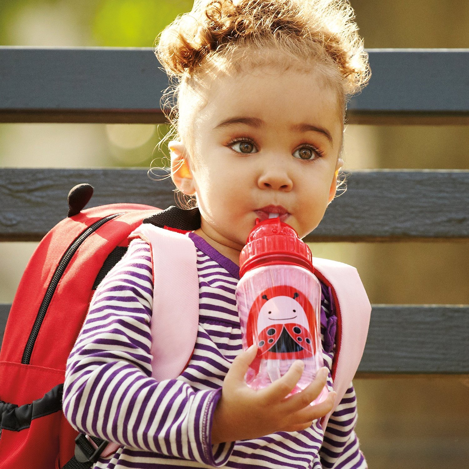 Skip Hop: Zoo Straw Bottle - Ladybug