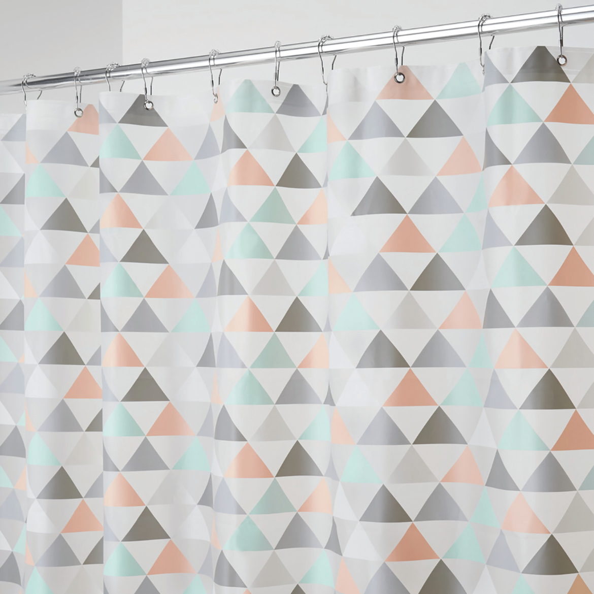 Triangles Shower Curtain at Mighty Ape NZ