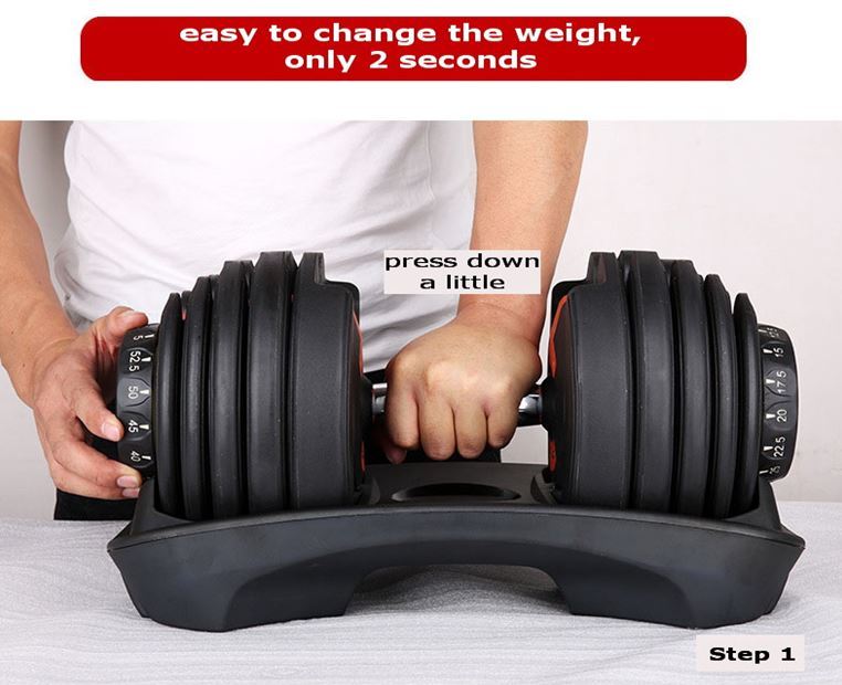 Multi-Weight Smart Adjustable Dumbbell | 24kg (52.5lbs) image
