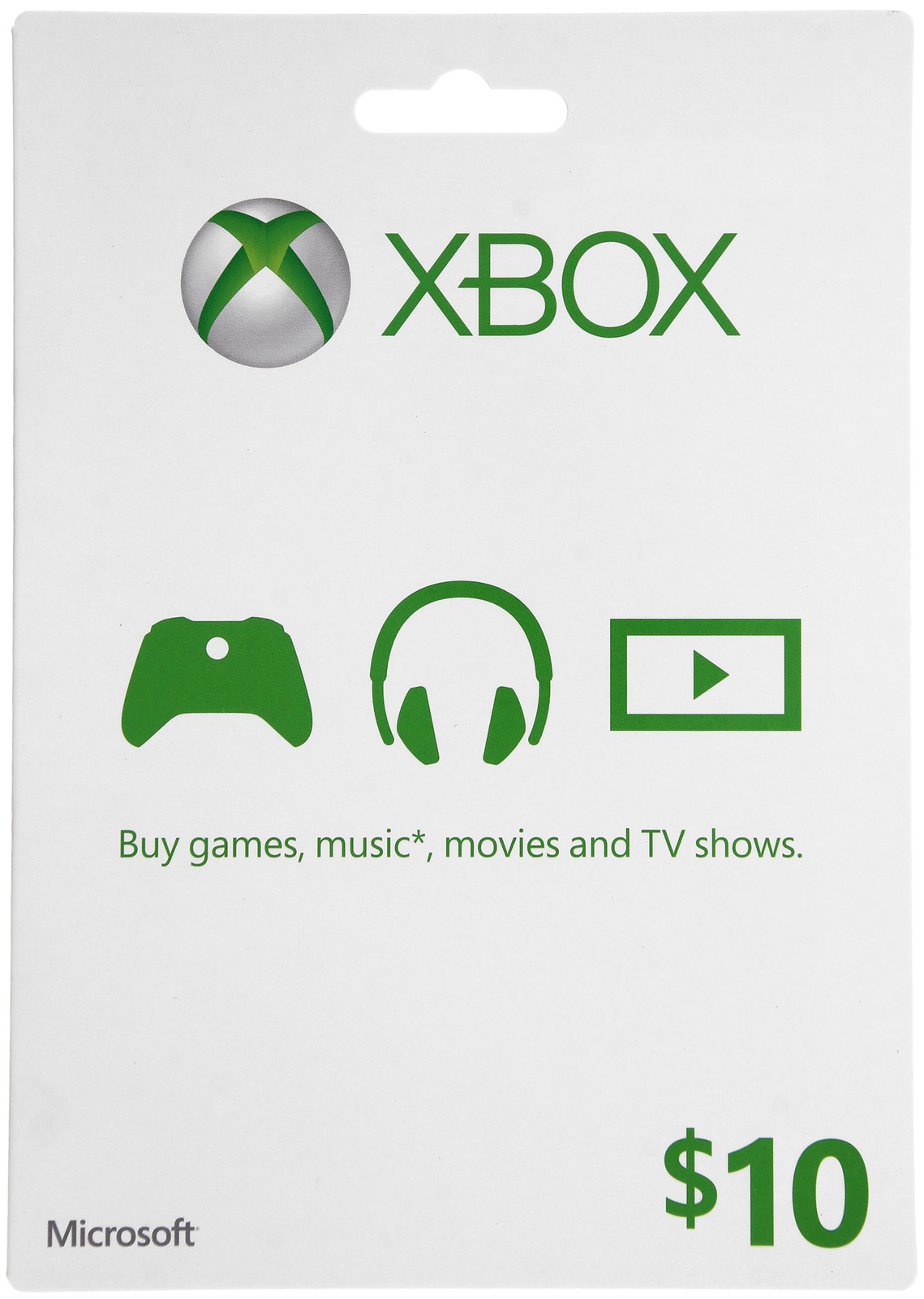 Xbox LIVE CSV Card $10 on Xbox One