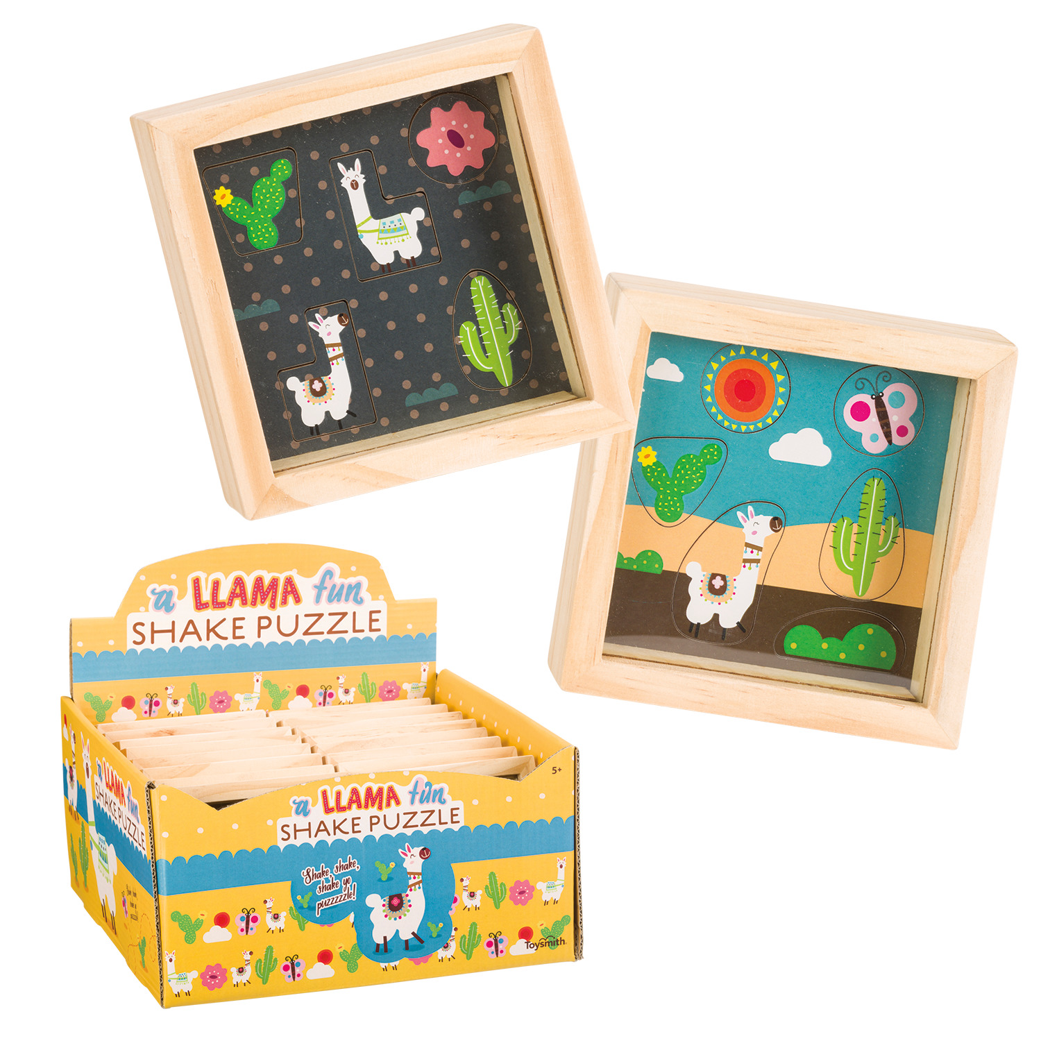 Toysmith - Wooden Llama Shake Puzzle