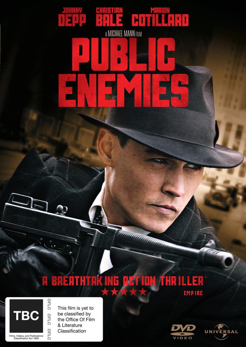 Public Enemies on DVD image