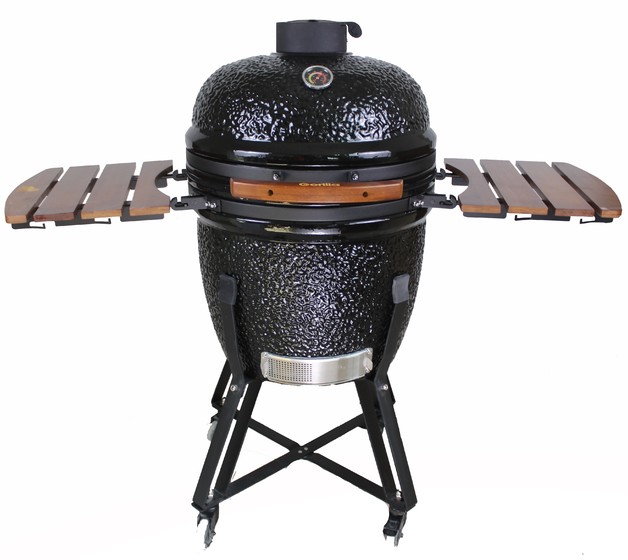 Buy Gorilla Kamado Ceramic Grill BBQ (Black) 21" at Mighty Ape NZ