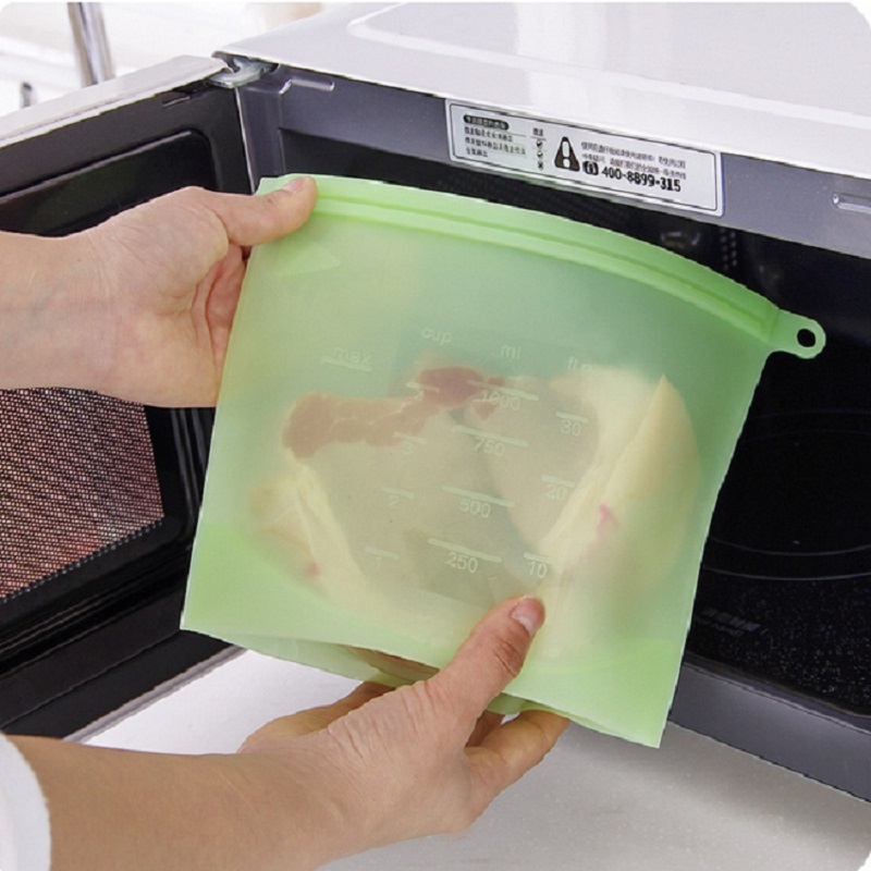 Ape Basics: Set of 4 Resuable Silicone Storage Bags image