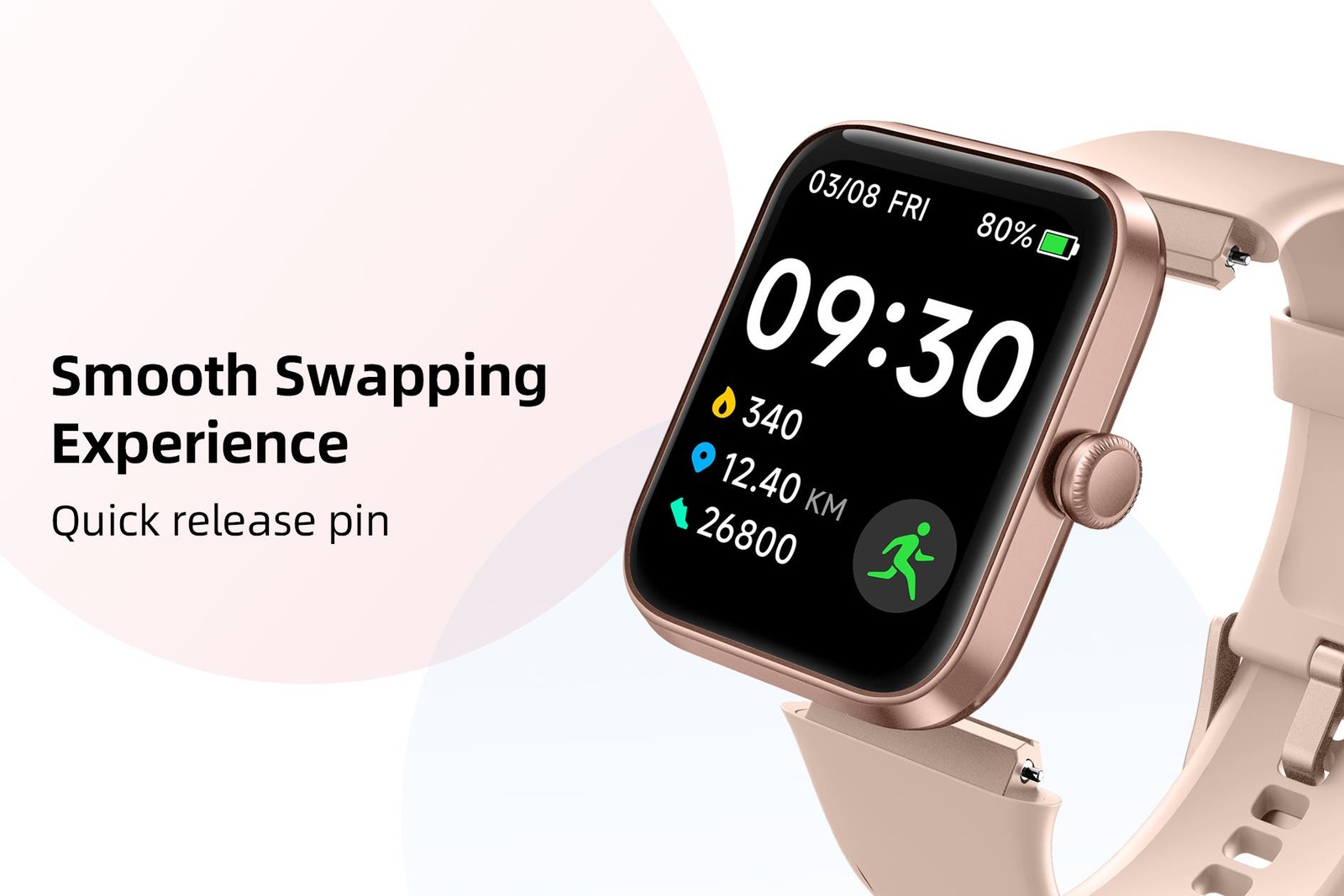 Silicone Strap for Kogan Active+ Mini Smart Watch at Mighty Ape NZ