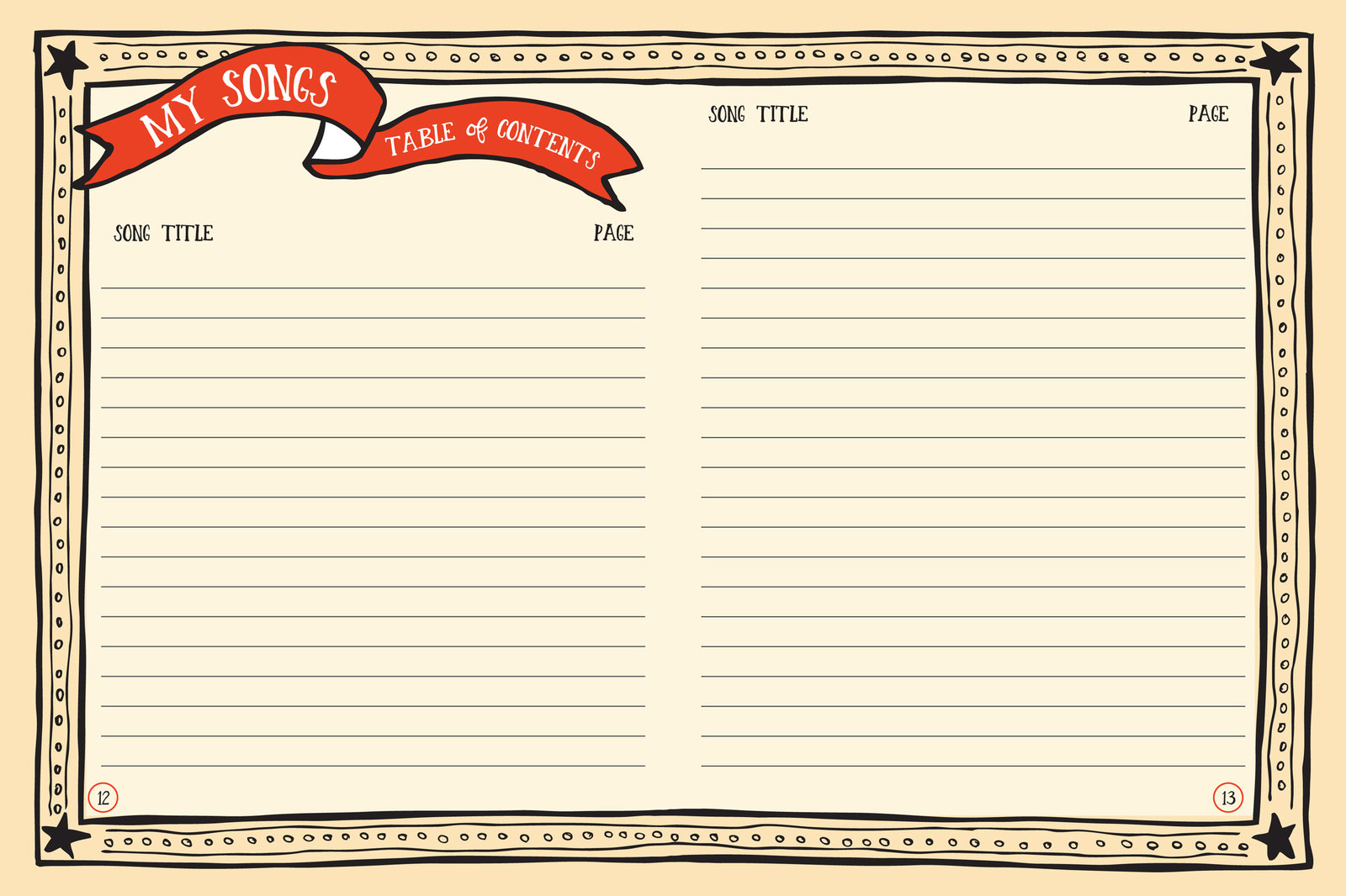 Songwriter's Journal by Elizabeth Evans image