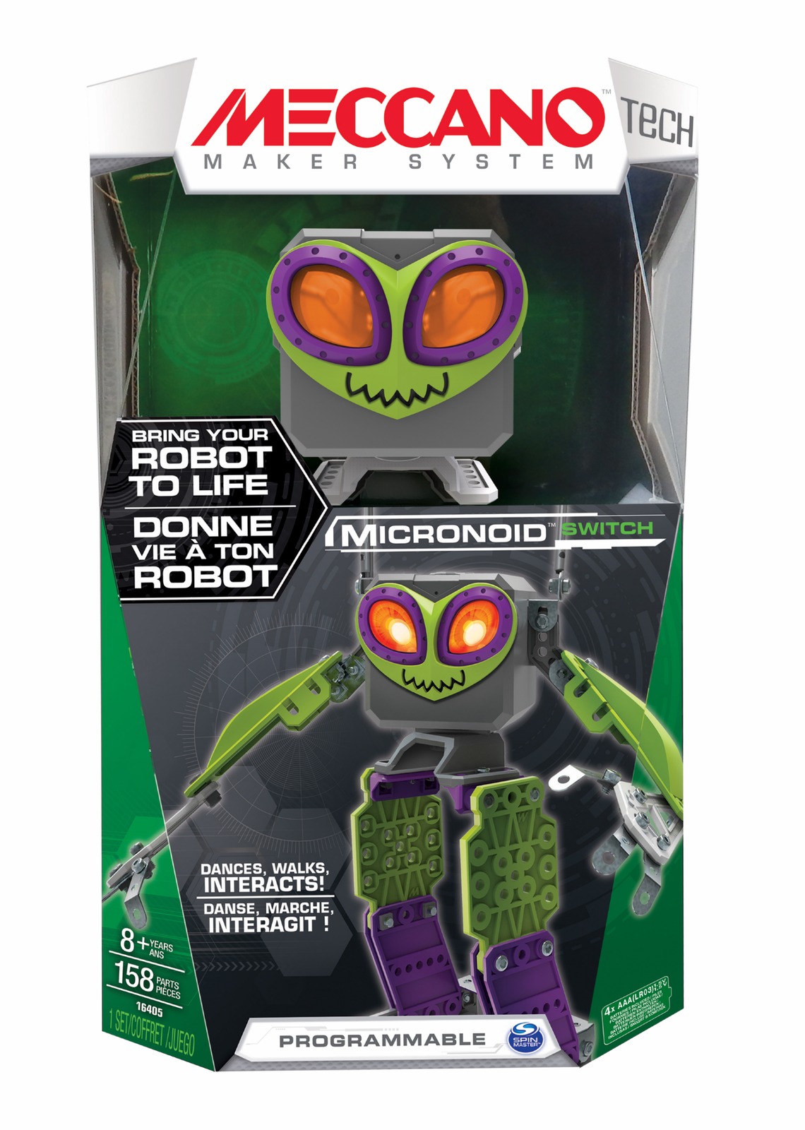 Meccano: Green Micronoid - Switch