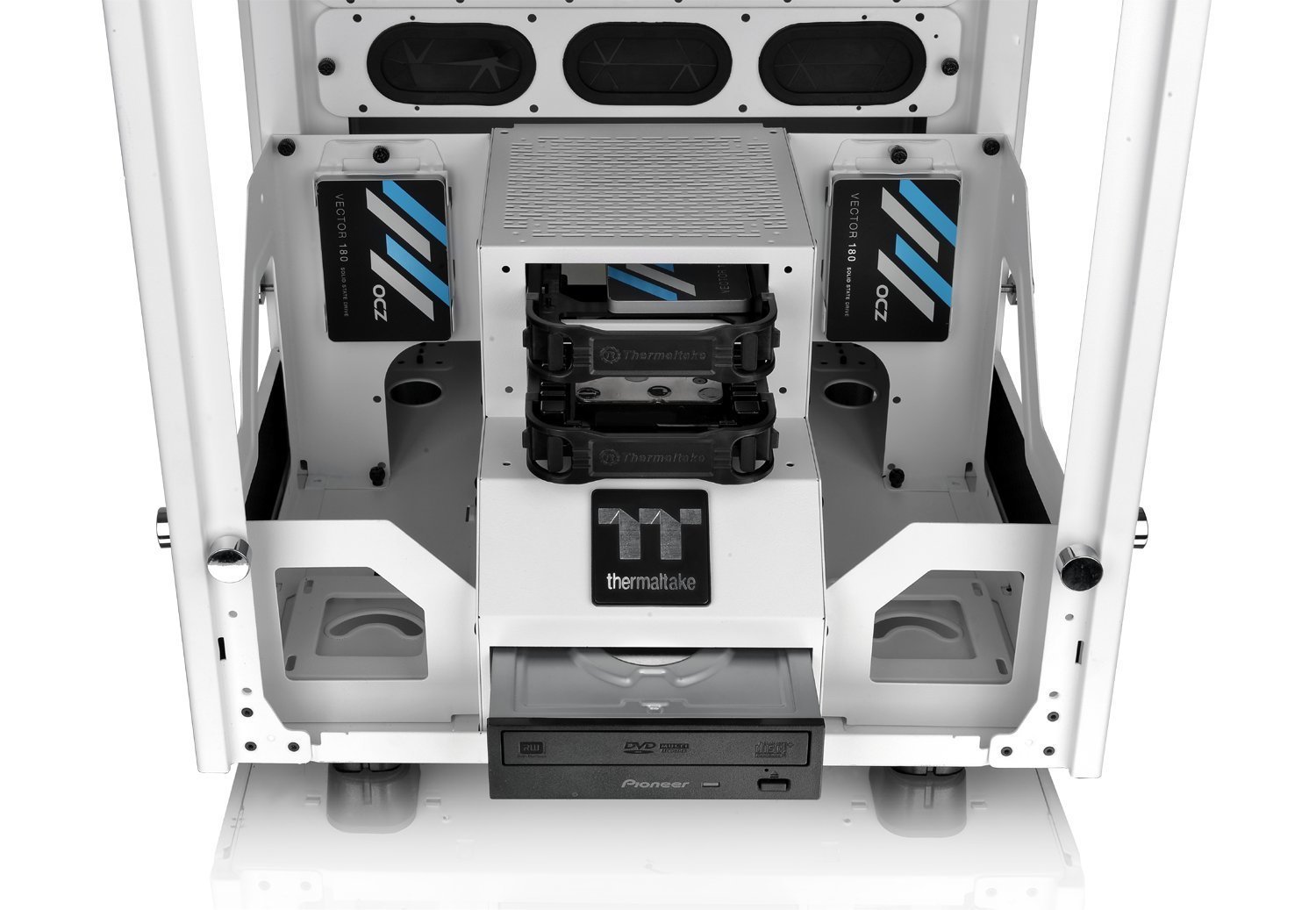 Thermaltake: The Tower 900 E-ATX Vertical Super Tower Chassis - Snow Edition (White) image