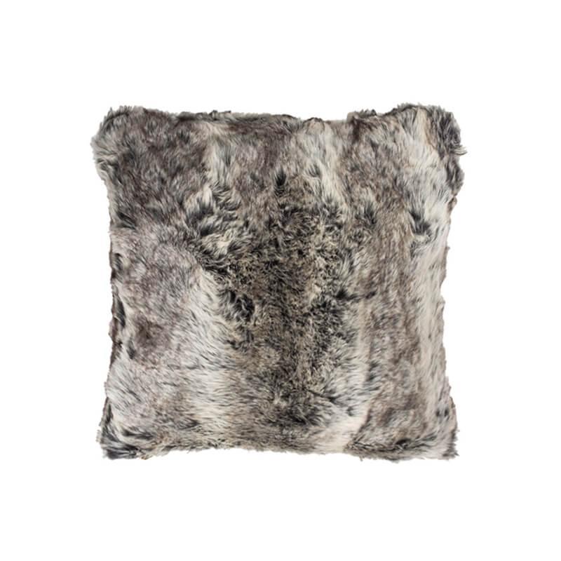 Bambury Faux Fur Cushion (Chinchilla) image