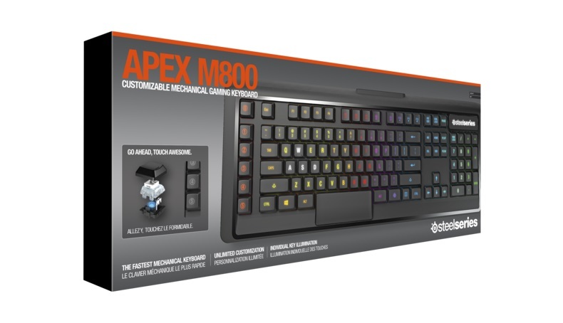 SteelSeries Apex M800 Mechanical Keyboard (US) on PC