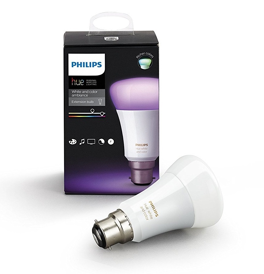 Philips Hue Color/White Bulb - Bayonet