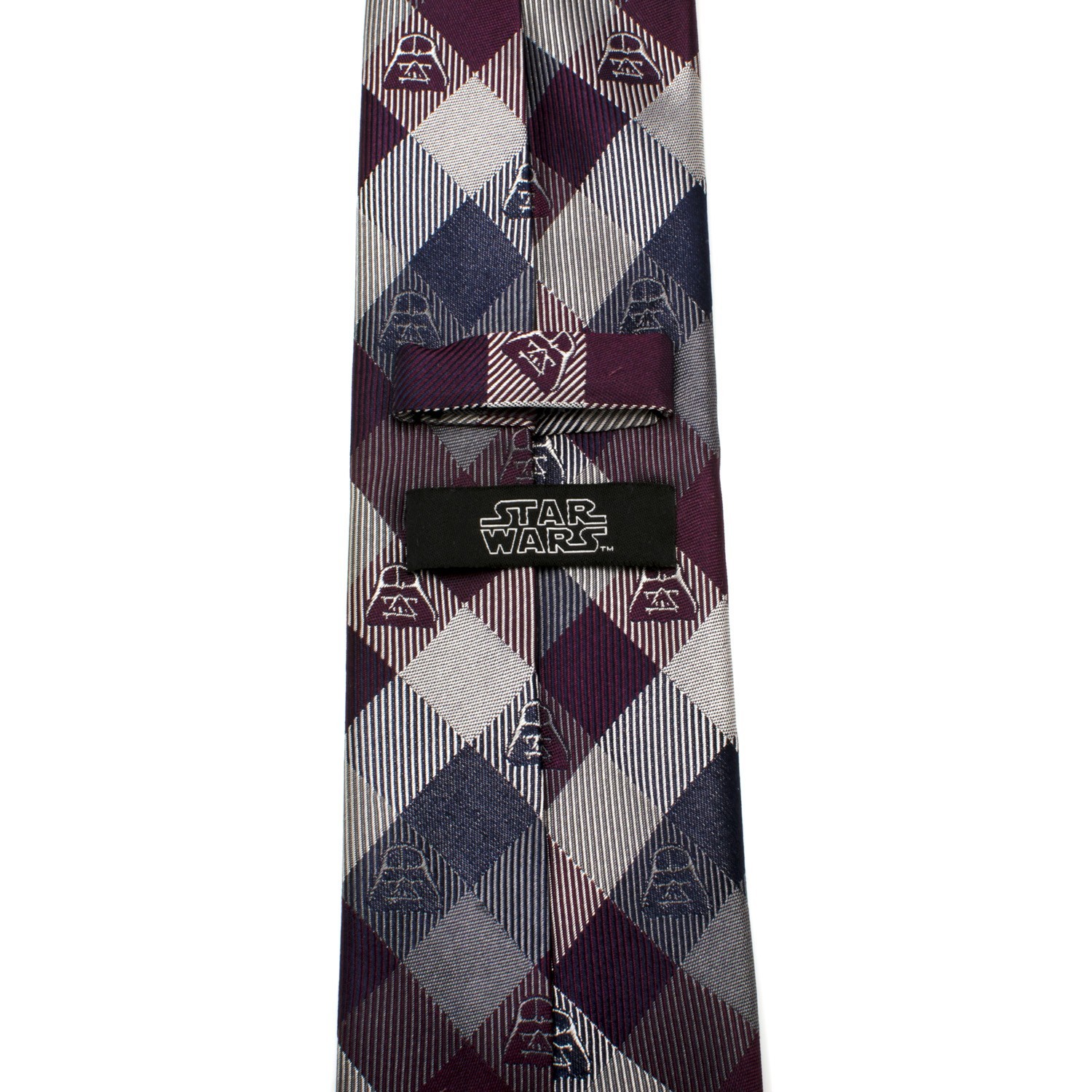 Star Wars: Darth Vader (Plum) - Modern Plaid Tie