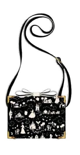 Loungefly: Cinderella - Black & White Box Crossbody