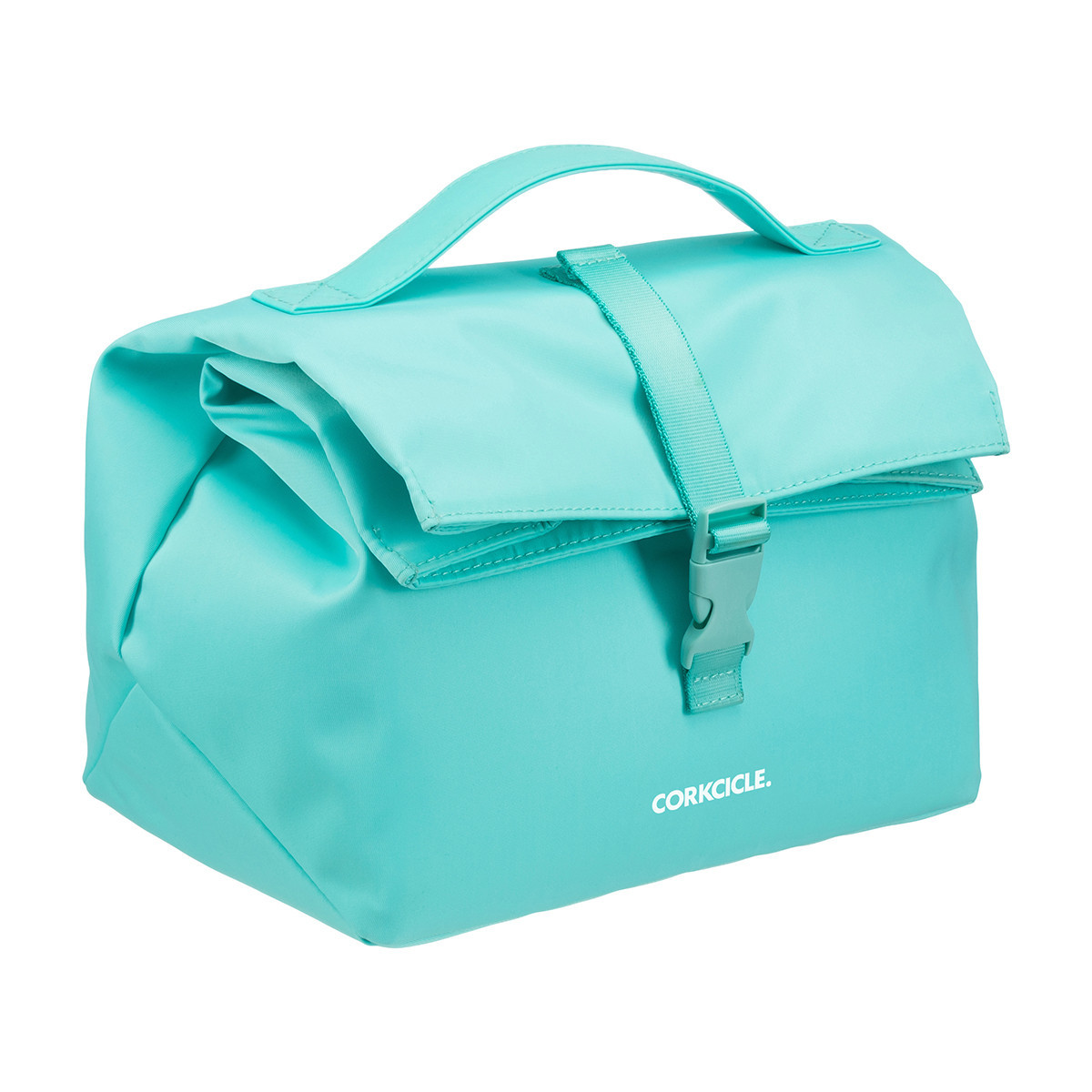 Corkcicle Nona RollTop Lunch Bag Turquoise at Mighty Ape NZ
