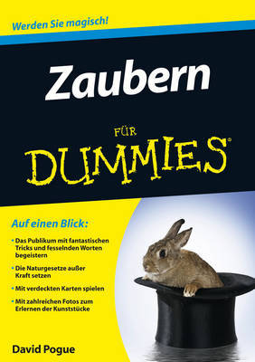 Zaubern Fur Dummies by David Pogue image