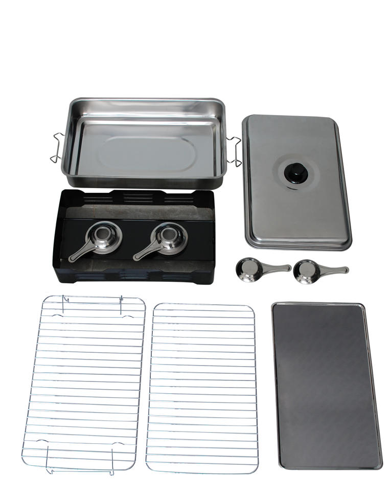 Premium Portable Stainless Steel Cooker & Smoker image