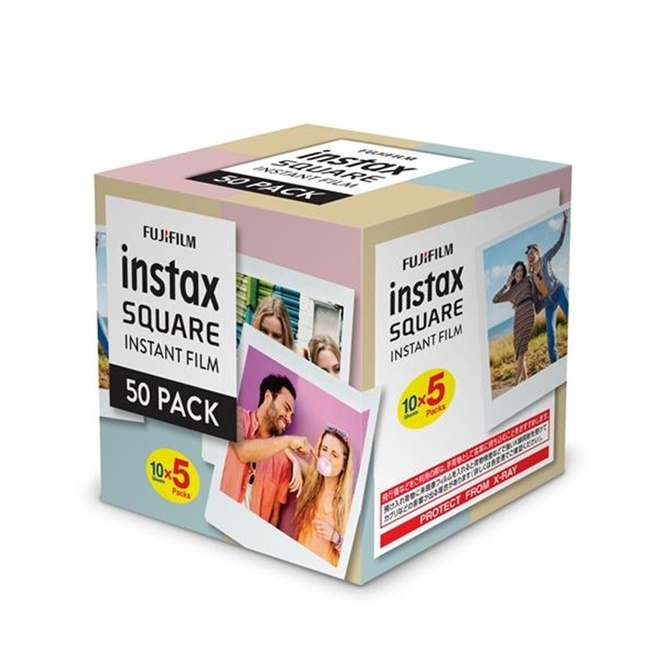 Fujifilm: Instax Square Film - White (50 Pack) image