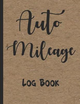 Auto Mileage Log Book by Zeezee Books image