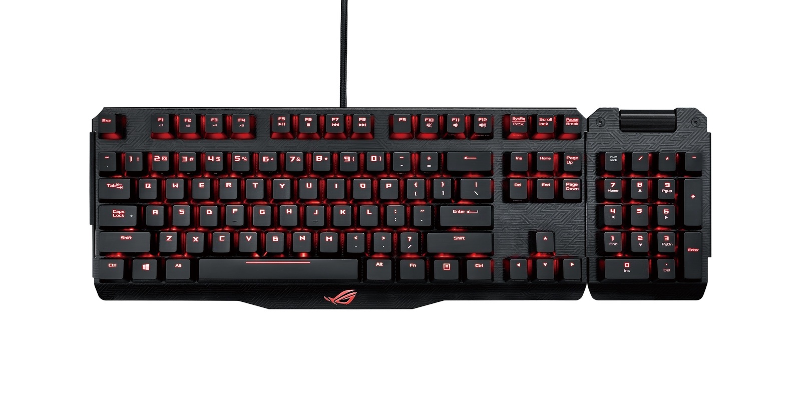 ASUS ROG Claymore Gaming Keyboard (Cherry MX Red) for image