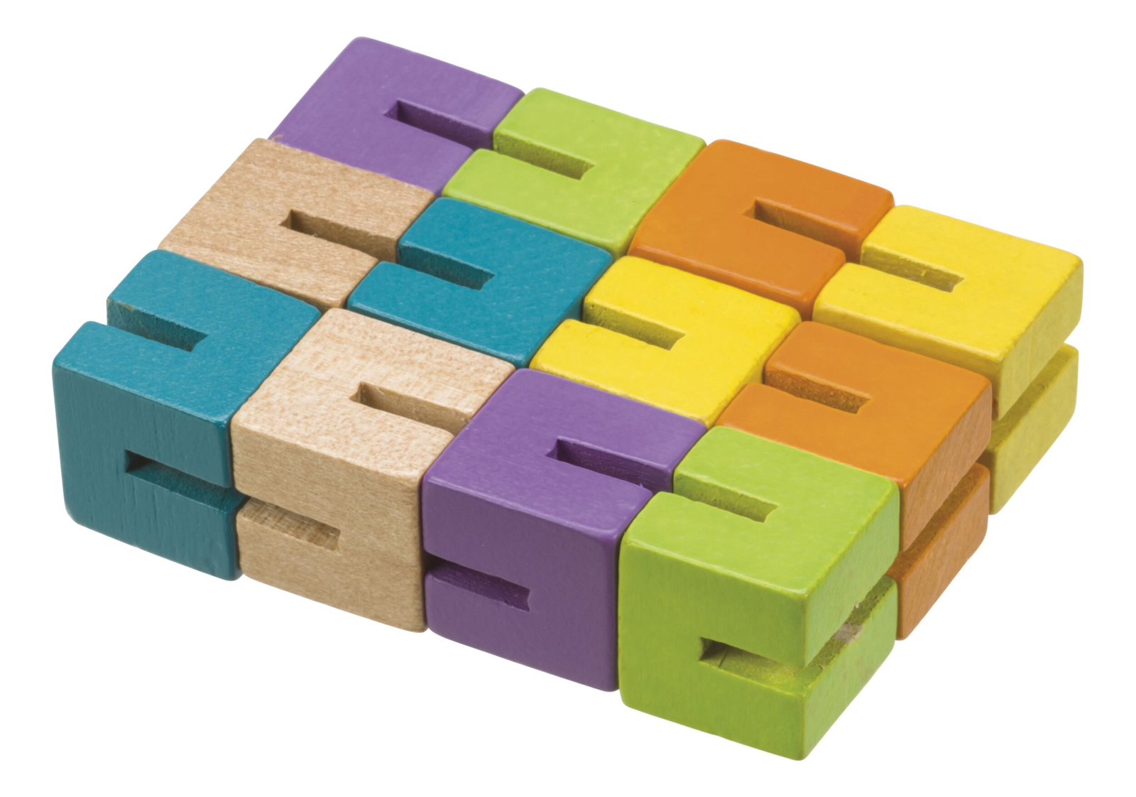 Toysmith: Neato - Wood Fidget Puzzle (Assorted Colour)