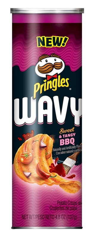 Pringles Wavy - Sweet & Tangy BBQ 137g image