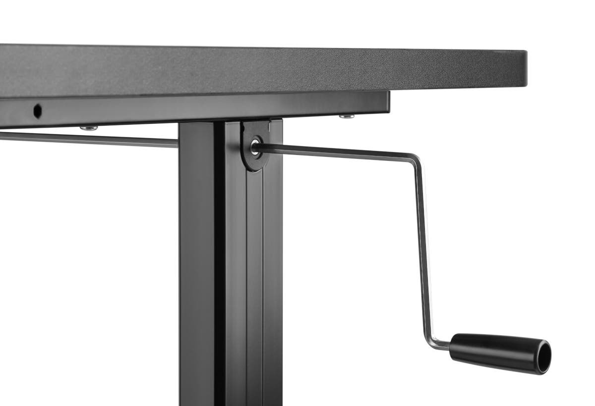 Buy Ergolux WindUp Height Adjustable Sit Stand Desk (Black) at Mighty