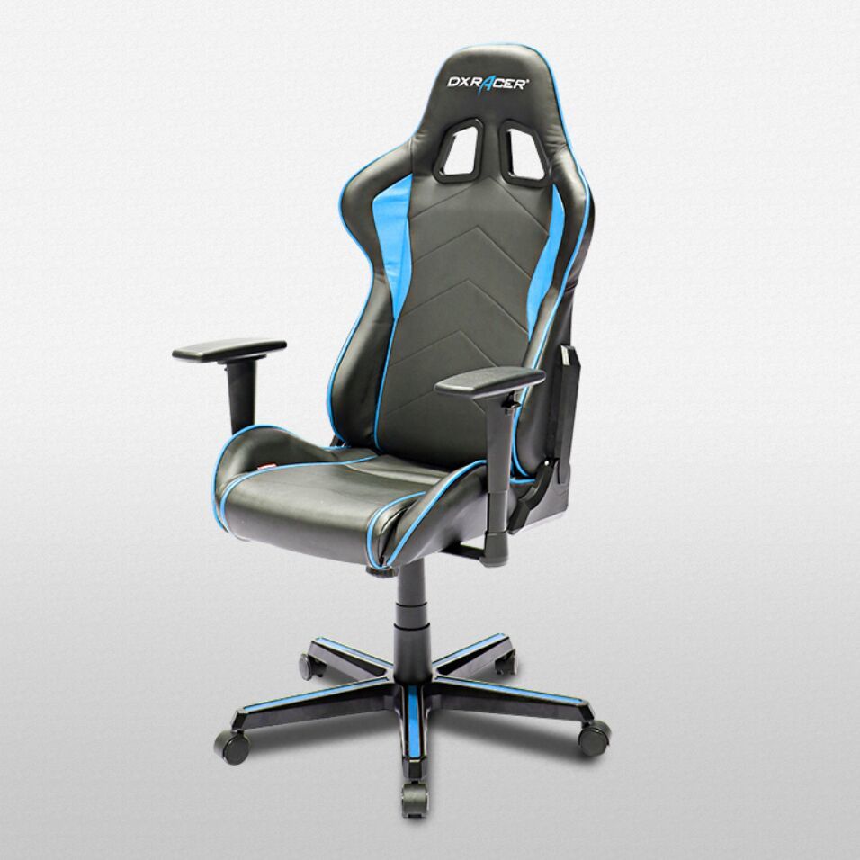 DXRacer Formula Series FH08 Gaming Chair (Black and Blue) for image