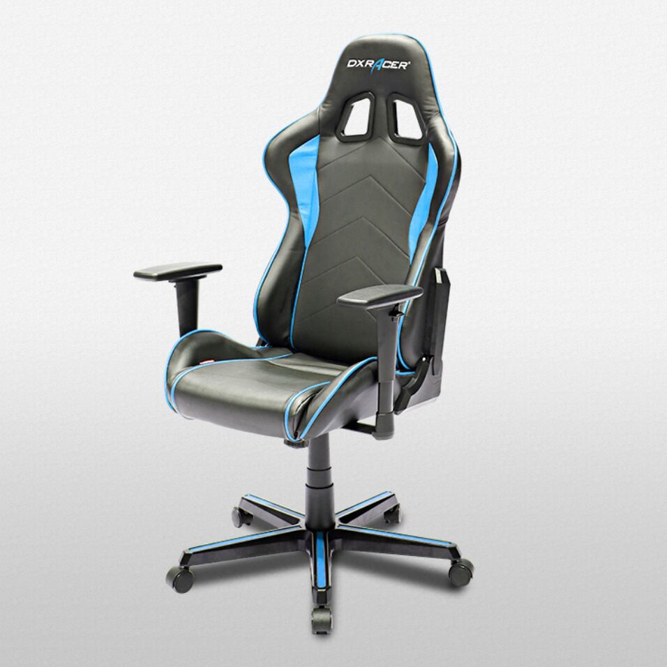 DXRacer Formula Series FH08 Gaming Chair (Black and Blue) image