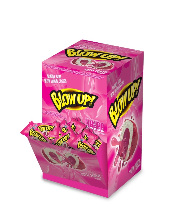 Blow Up! Liquid Filled Bubble Gum Tutti Fruiti (120 Pieces)