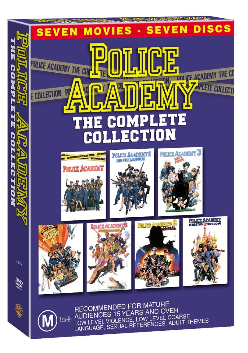 Police Academy: The Complete Collection (7 Disc Box Set) on DVD