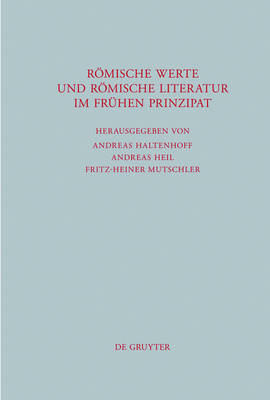 Roman Values and Roman Literature in the Early Principate on Hardback