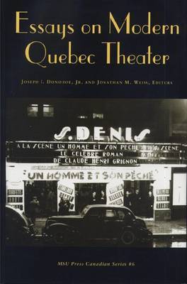 Essays on Modern Quebec Theater image