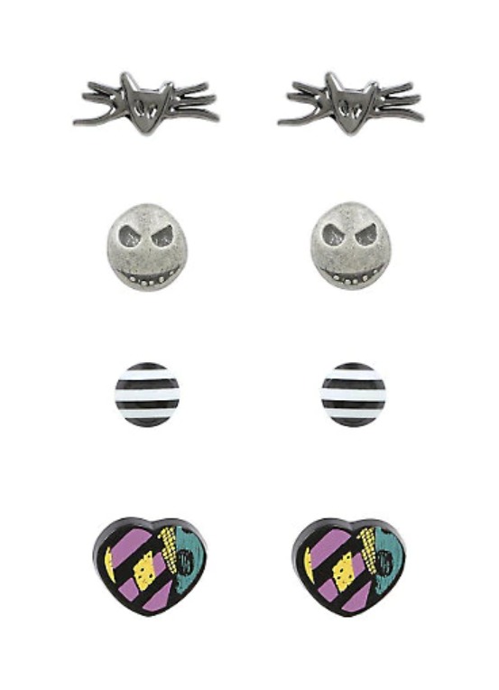 Neon Tuesday: Nightmare Before Christmas - 4 Pack Earring Set image