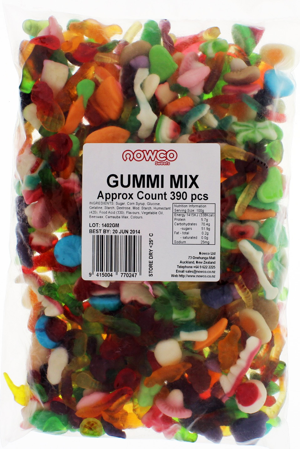 Nowco Gummi Mix Bulk Bag 1.9kg image