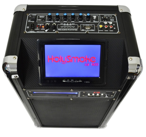 HolySmoke Karaoke Machine Black at Mighty Ape NZ