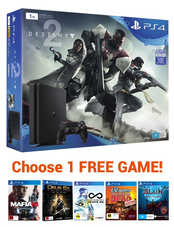 PS4 Slim 1TB Destiny 2 Console Bundle image