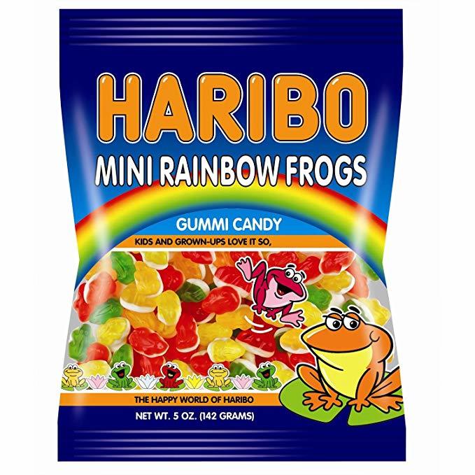 Haribo Mini Rainbow Frogs 142gms