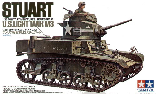 Tamiya U.S. M3 Stuart 1:35 Model Kit