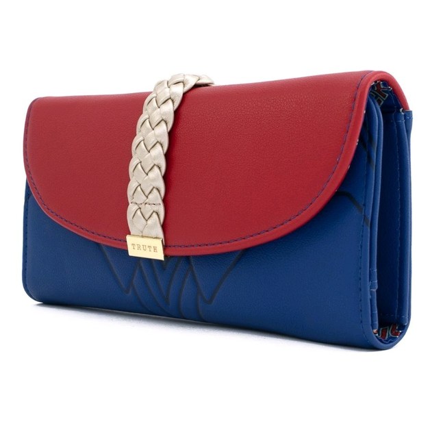 DC Comics Wonder Woman Junior's Wallet - Official Licensed Faux Leather Accessory