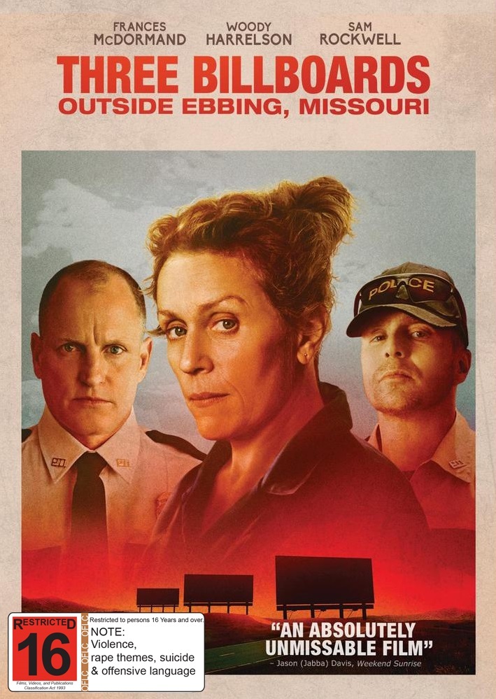 Three Billboards Outside Ebbing, Missouri on DVD image