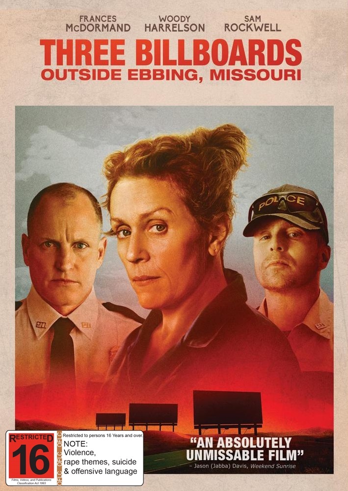 Three Billboards Outside Ebbing, Missouri on DVD