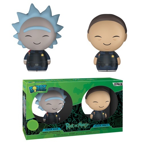 Police Rick & Police Morty - Dorbz Vinyl 2-Pack image