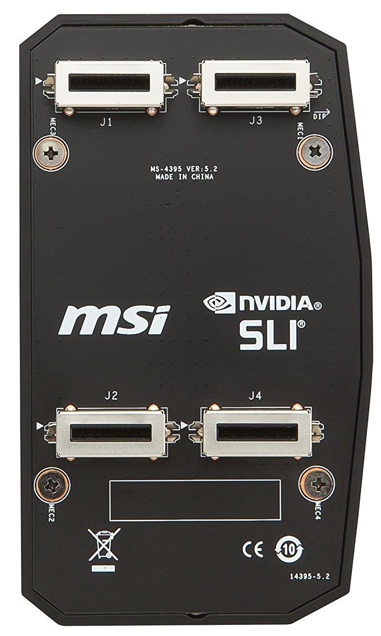 MSI 2-Way HB SLI Bridge M image