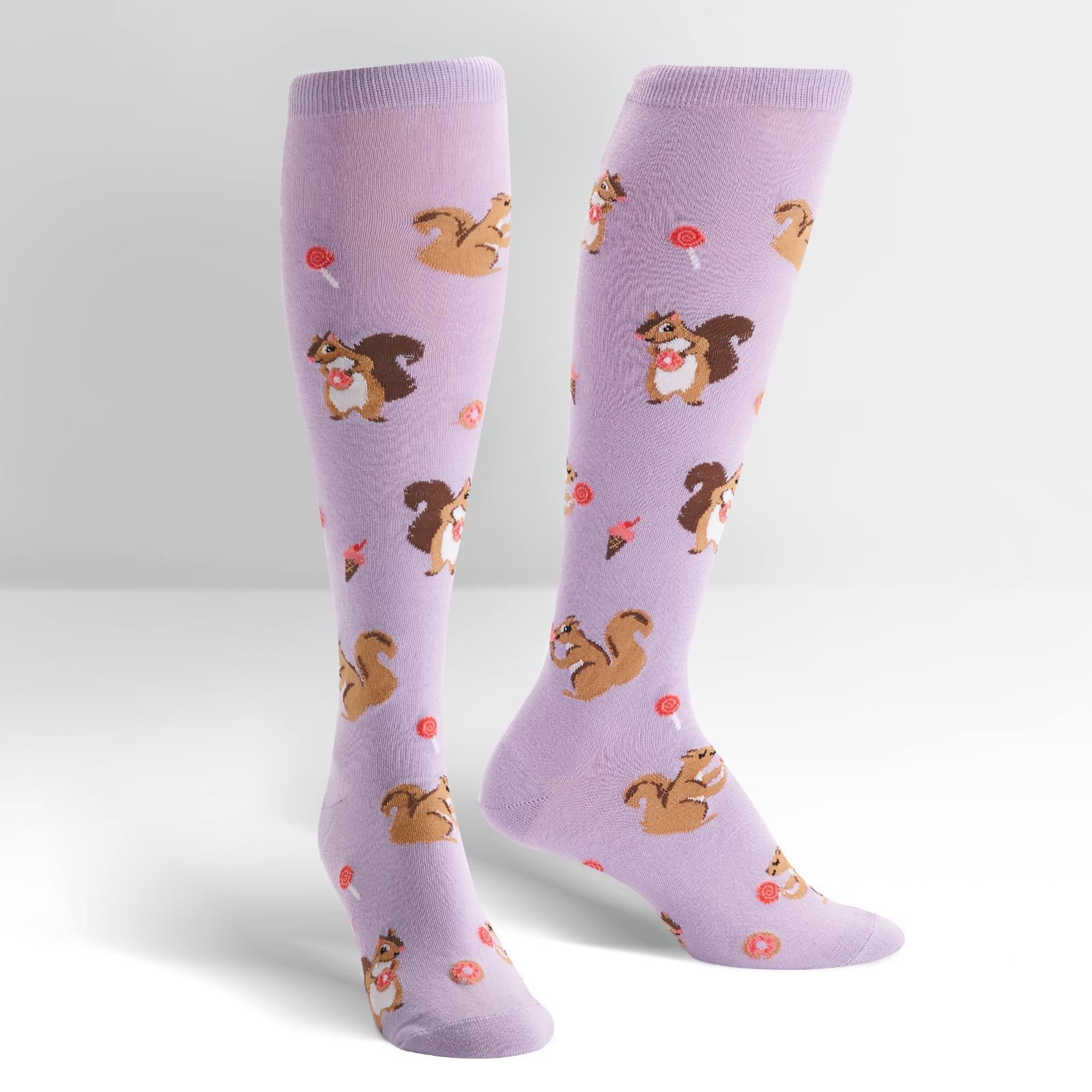 Women's - Squirreling Around Knee High Socks