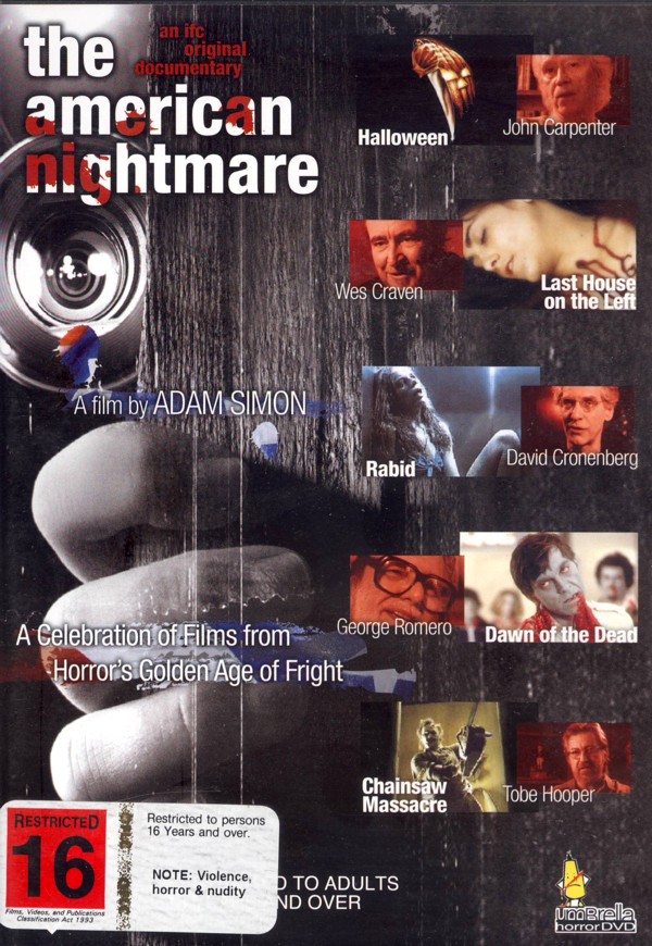 The American Nightmare - A Celebration of Films from Hollywood's Golden Age of Fright on DVD image